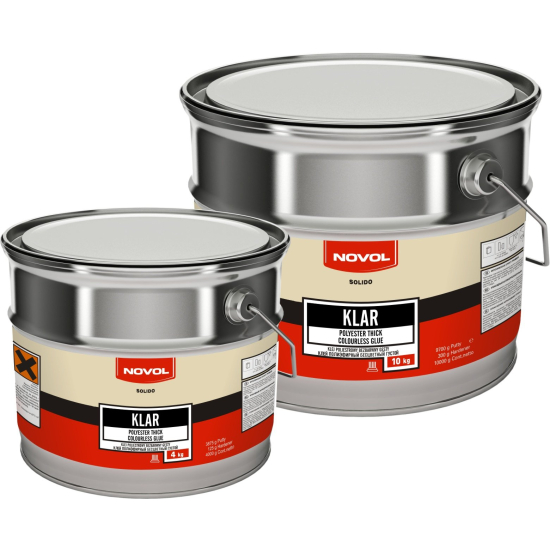 NOVOL KLAR PŁYNNA KRYSTALICZNA ŻYWICA POLIESTROWA DO KAMIENIA - KLEJ 10KG