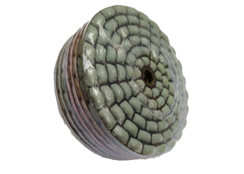 ZESTAW RZEPÓW POLERSKICH DO KAMIENIA NA SUCHO 7SZT PLUS UCHWYT 80MM