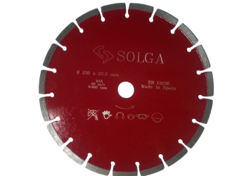 PROFESJONALNA TARCZA DIAMENTOWA SOLGA 230MM DO GRANITU,BAZALTU