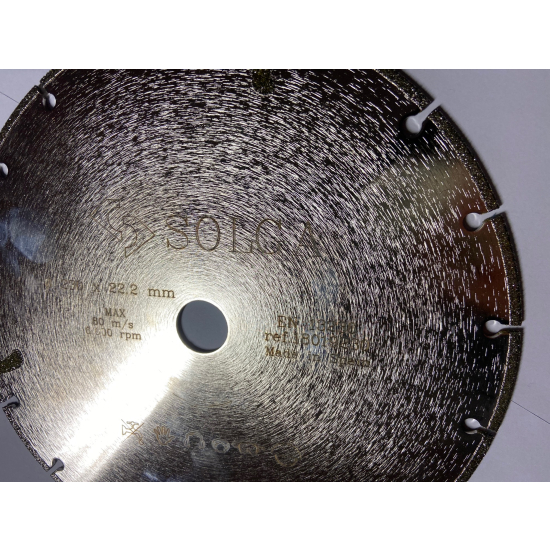 PROFESJONALNA TARCZA DIAMENTOWA SOLGA 230MM NASYPOWA DO GRESU MARMURU BAZALTU LAMINATU