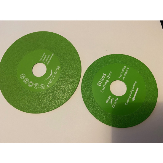ZESTAW DWÓCH TARCZ PRECYZYJNYCH DO SZKŁA 100MM I 125MM