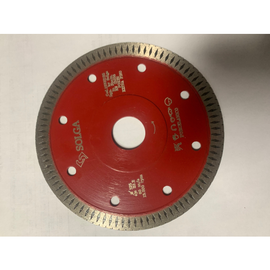 TARCZA 125MM 1,2MM DO POLEROWANEGO GRESU PRECYZYJNA KRAWĘDŹ CIĘCIA