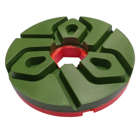 ŚCIERNICA SYNTETYCZNA DO OBRÓBKI KAMIENIA 125MM UCHWYT  "ŚLIMAK"