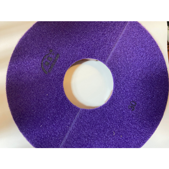 TARCZA DIAMENTOWA POLERSKA NA RZEP BANAN 250MM DO KAMIENIA